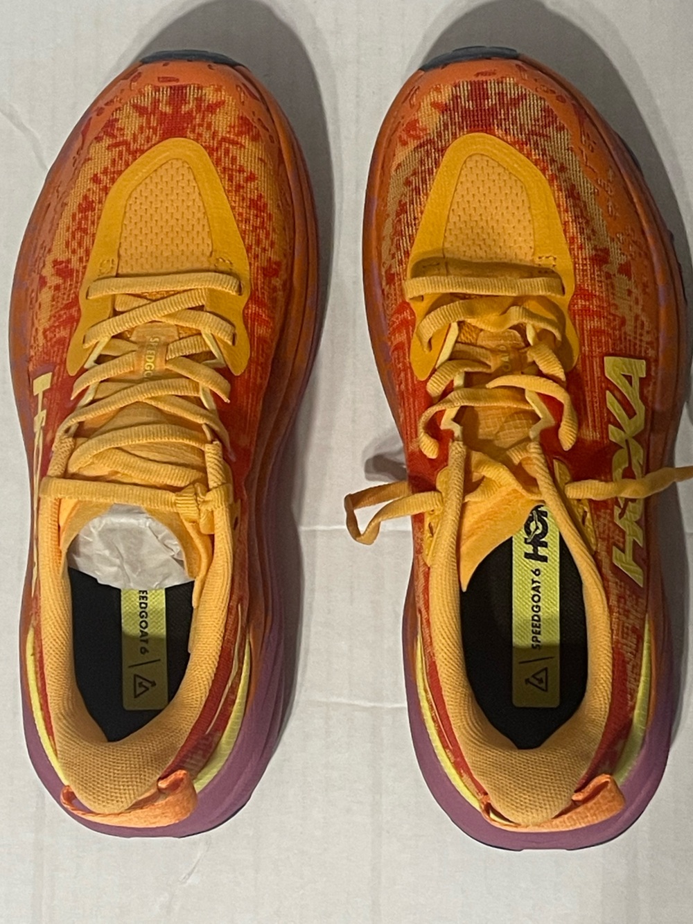 Hoka Speedgoat 6 - Women’s 7 - Sherbet/Beet Root - NIB - Picture 5 of 8
